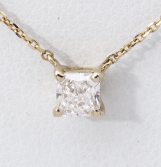 Ｋ１８ＰＧ　ネックレス　Ｄ０．３２０ｃｔ　ＶＳ２　ピンクダイヤモンド