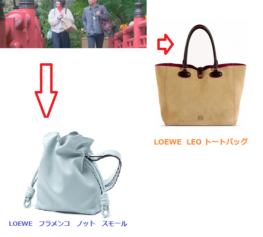 ロエベ　逃げ恥　バック