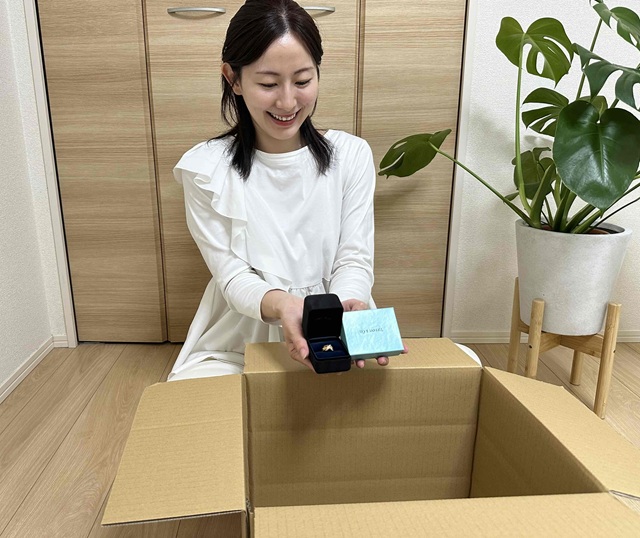 お品物を詰めるイメージ