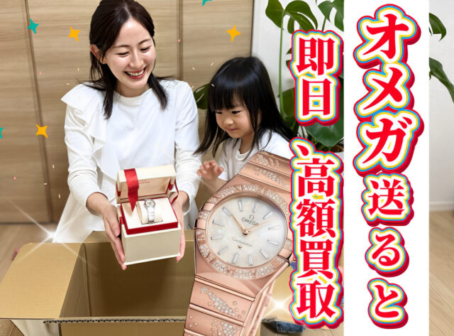 オメガ時計】レディースモデルの買取相場一覧！便利な3つの買取